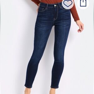 Warp + Weft Dark Blue Skinny Jeans NWT